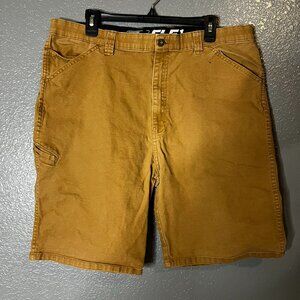 Dickies Flex Relaxed Fit Brown Work Shorts Mens 38x9.5